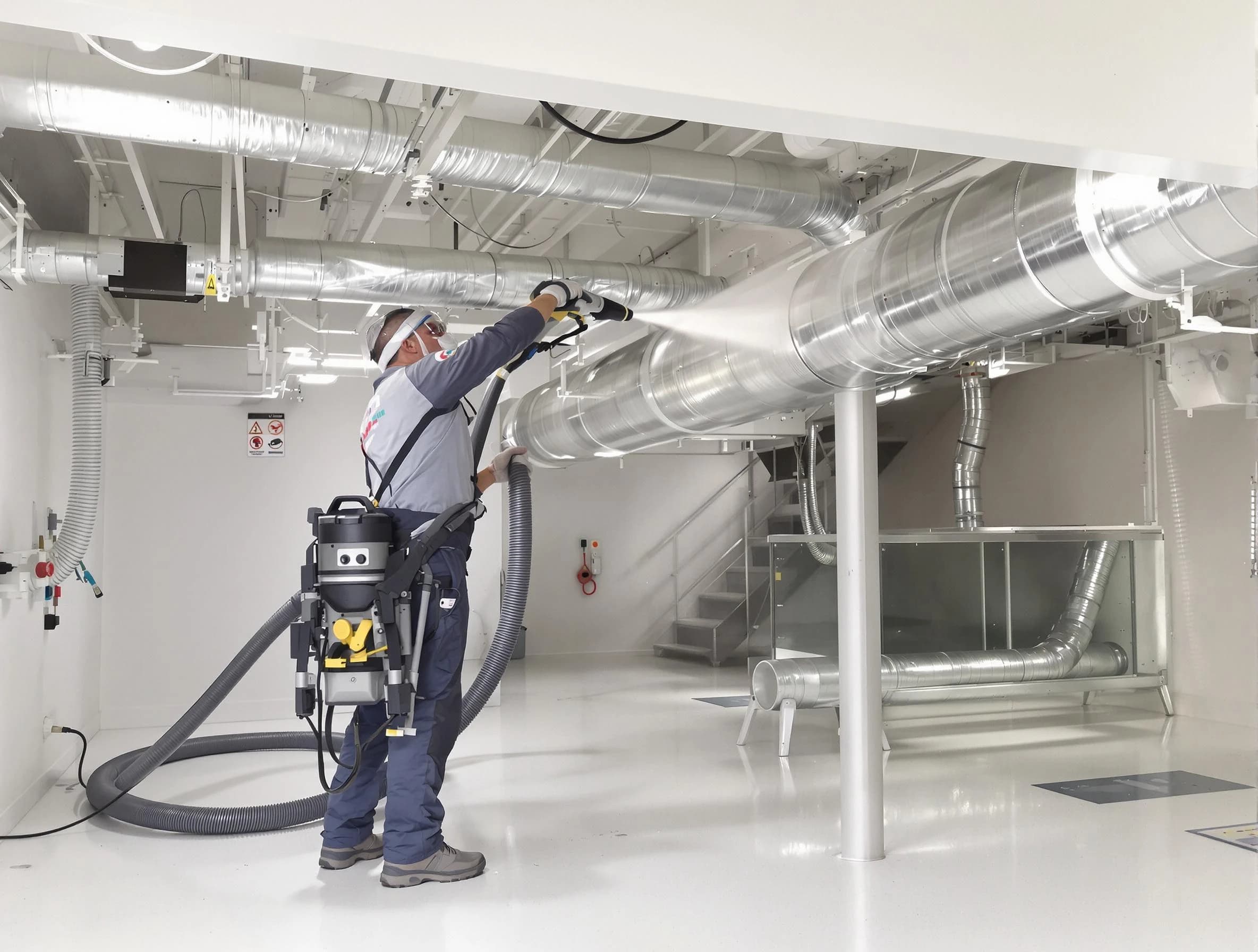 Professional central duct cleaning by Holly Springs Air Duct Cleaning in Holly Springs