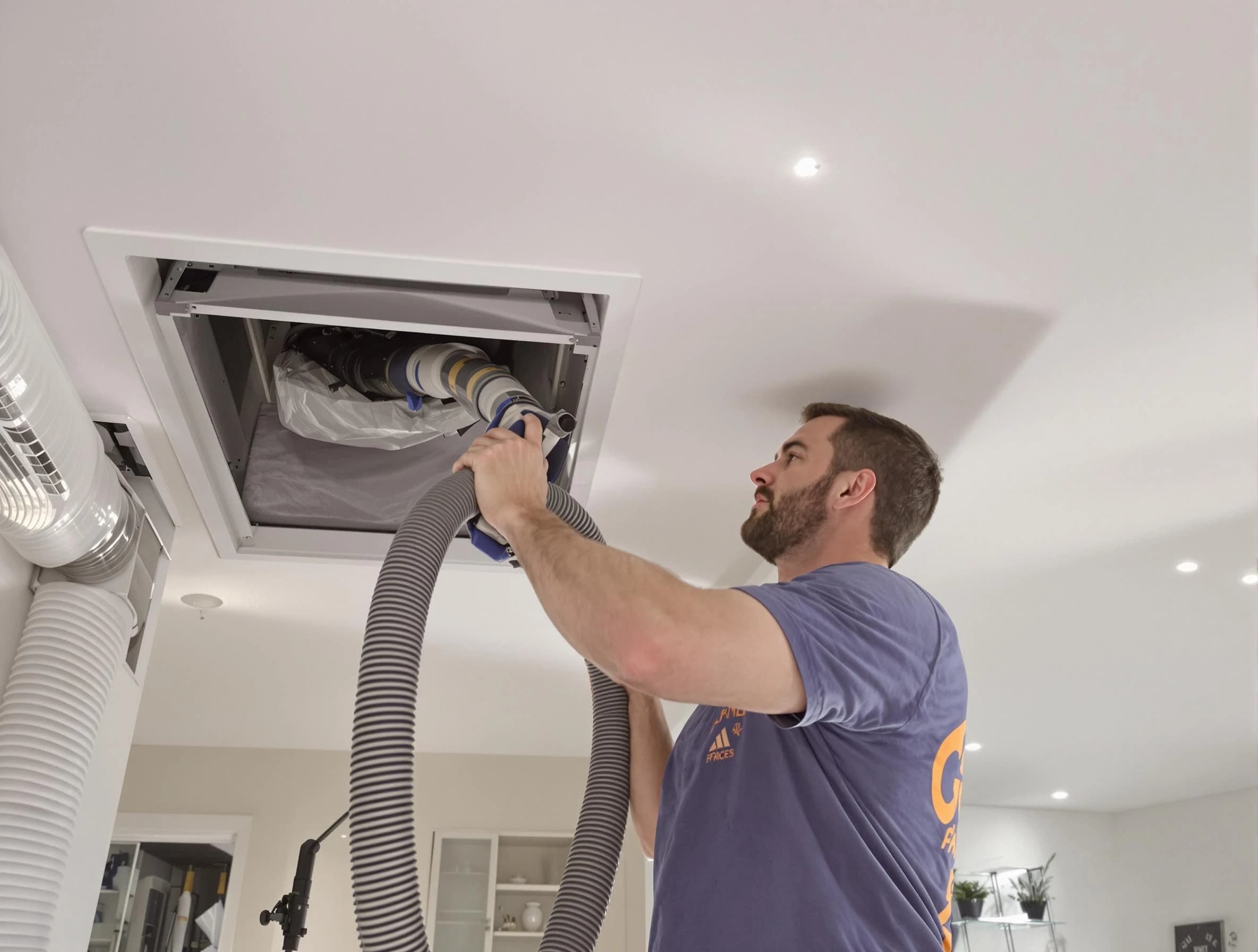 Precision indoor duct cleaning by Holly Springs Air Duct Cleaning in Holly Springs