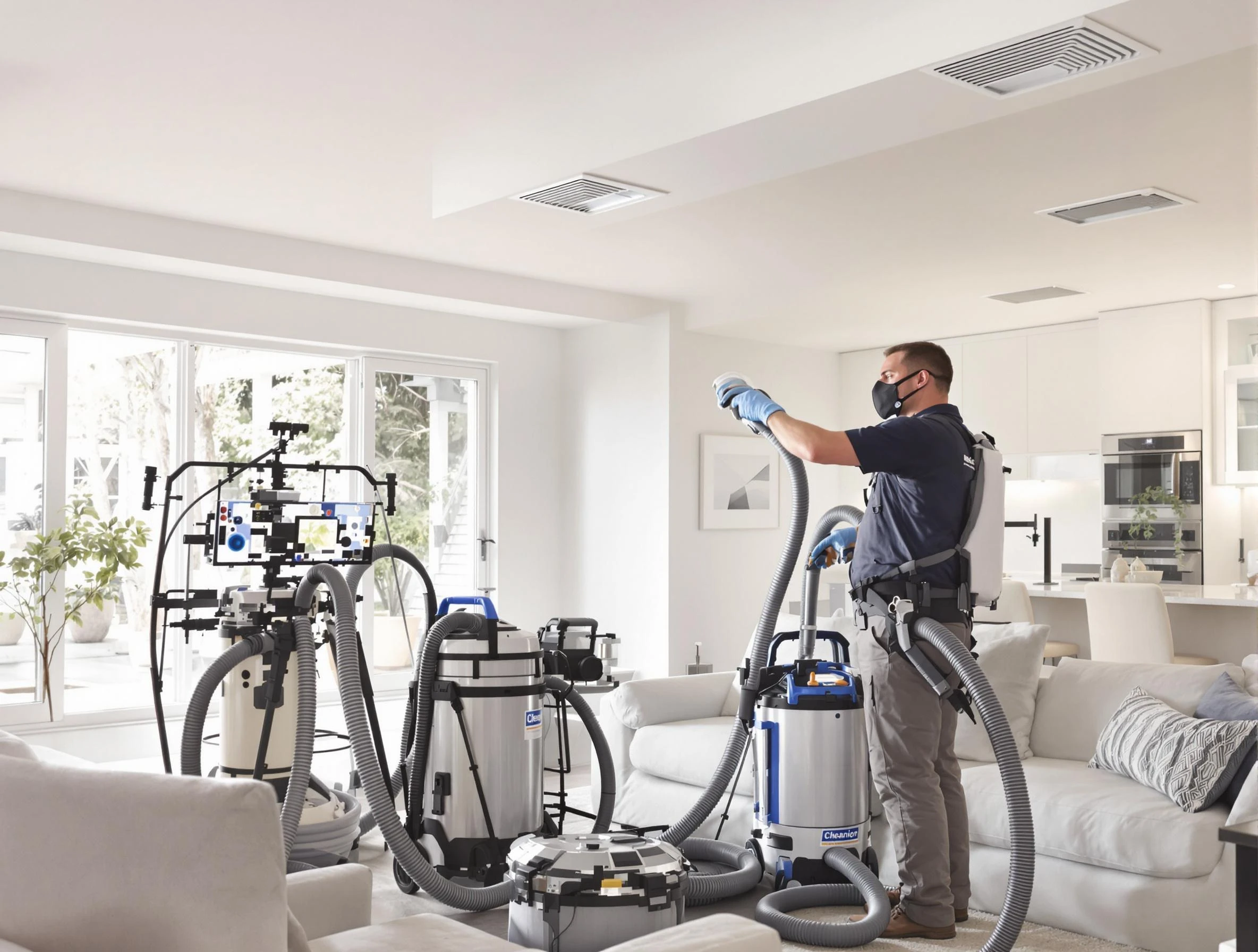 Professional AC duct cleaning by Holly Springs Air Duct Cleaning in Holly Springs