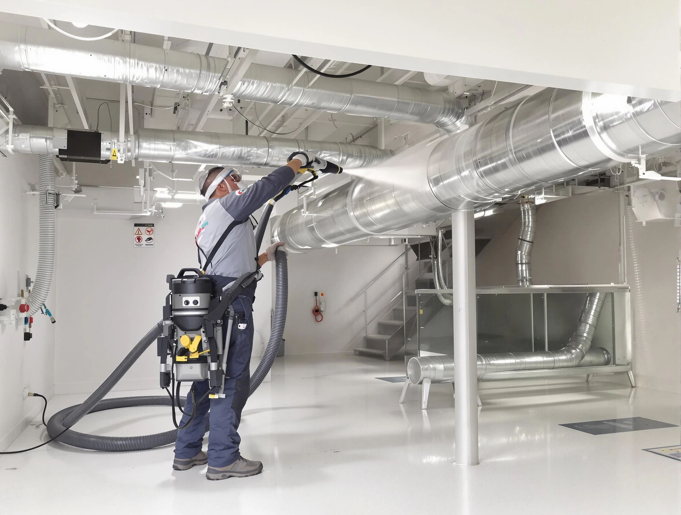 Professional central duct cleaning by Holly Springs Air Duct Cleaning in Holly Springs