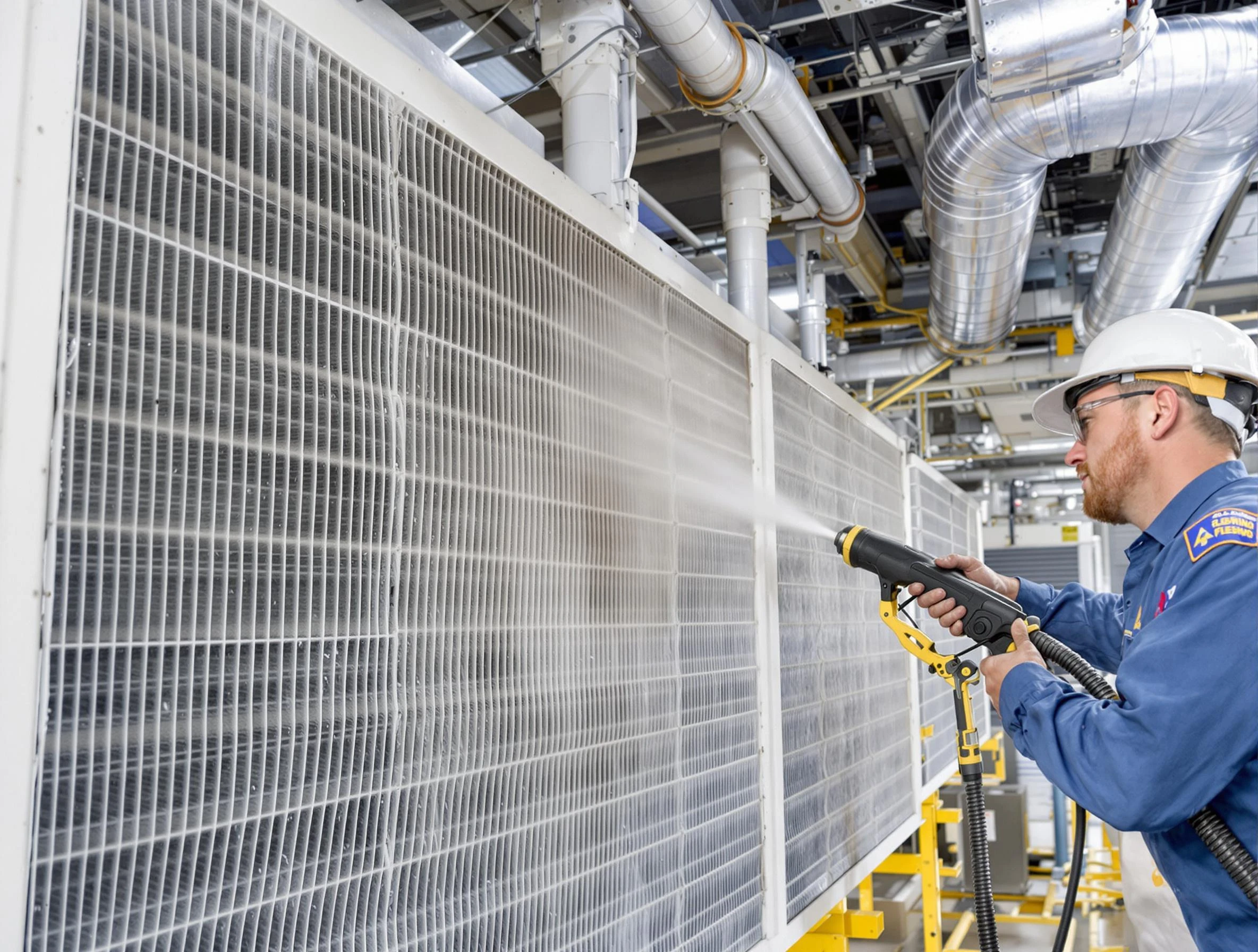 Professional commercial coil cleaning by Holly Springs Air Duct Cleaning in Holly Springs