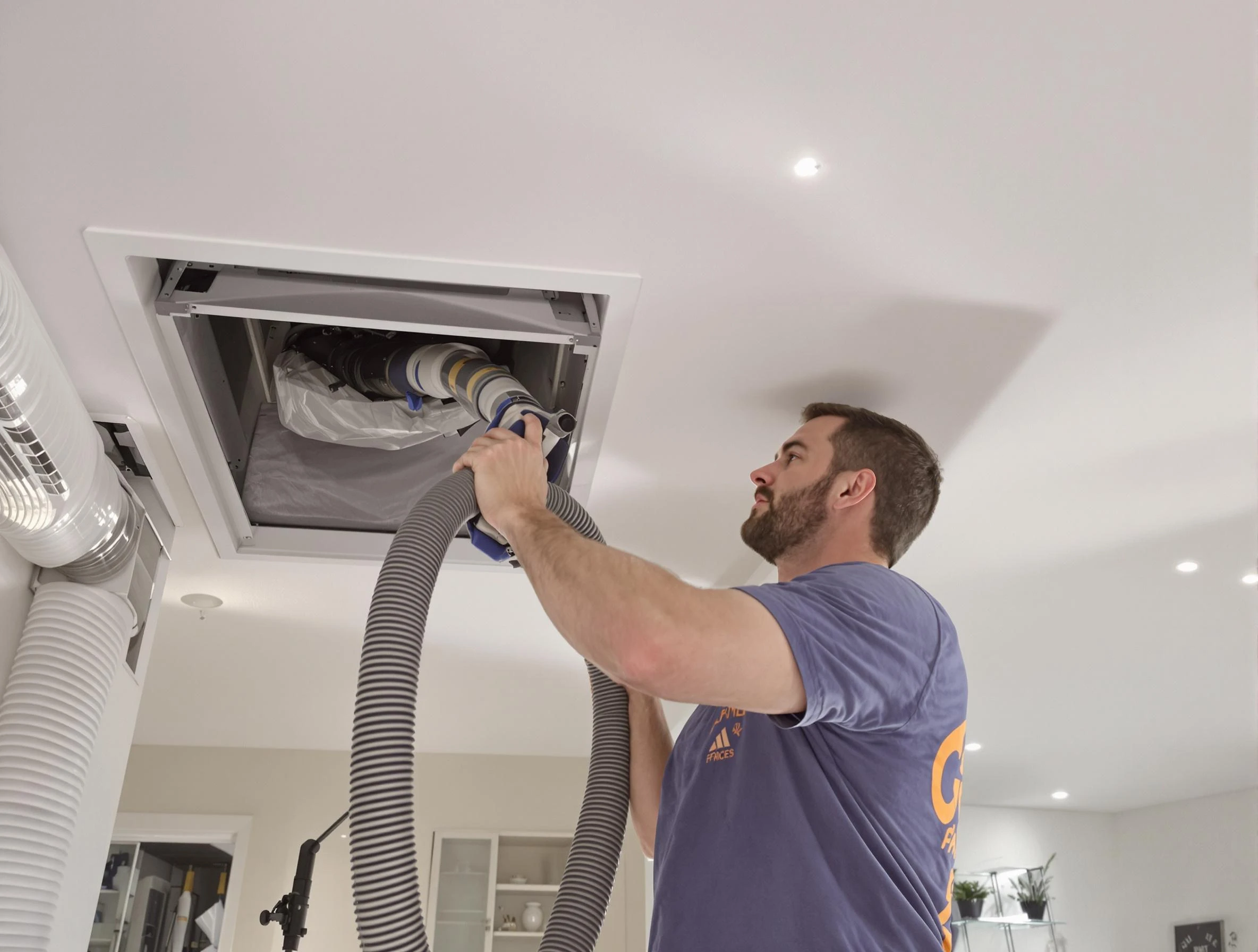 Precision indoor duct cleaning by Holly Springs Air Duct Cleaning in Holly Springs